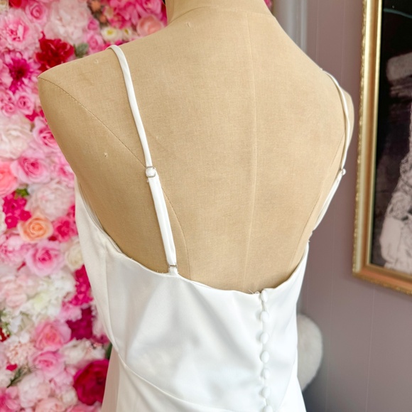 Morilee | White Slip Dress - Picture 4 of 4